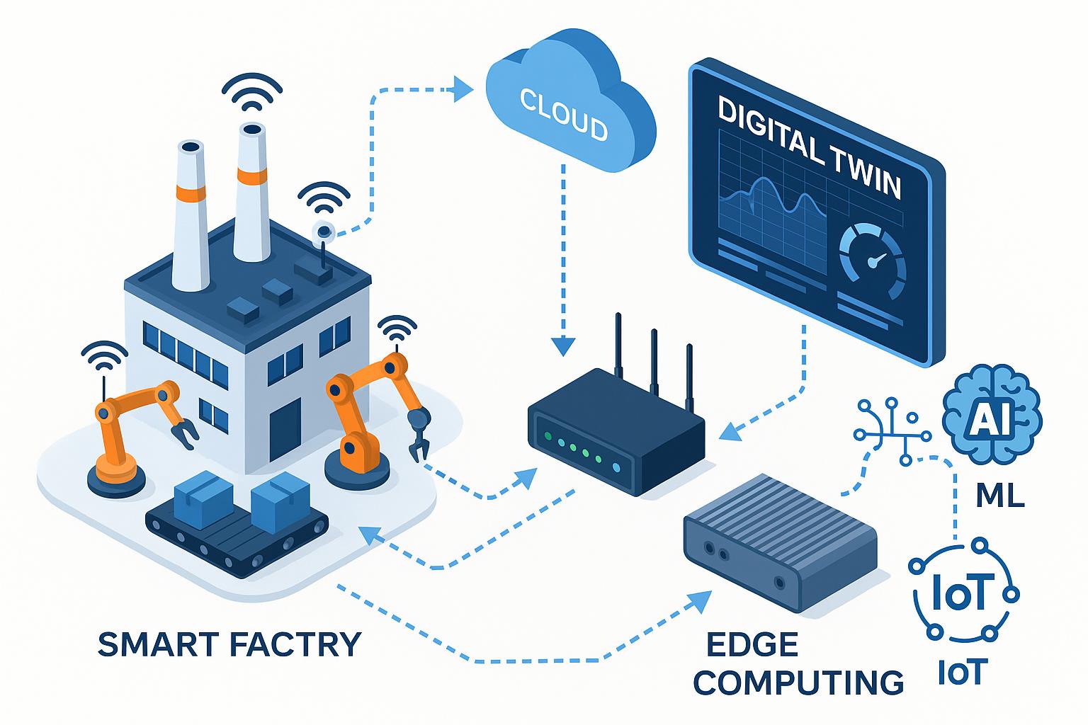 Industrial edge gateway connecting local OT network to cloud platform Industrial edge gateway connecting local OT network to cloud platform
